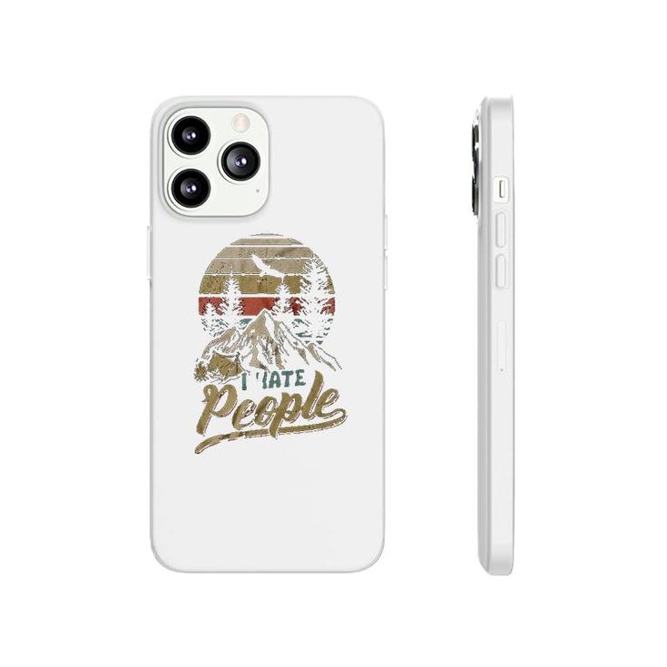Camping I Hate People Camper Lovers Phonecase iPhone
