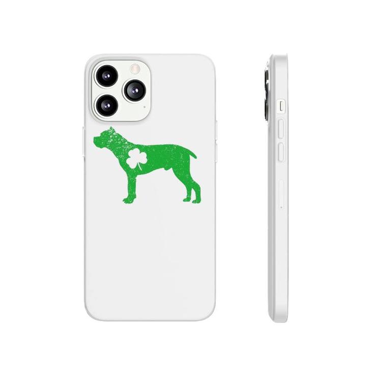 Cane Corso Irish Clover St Patrick's Day Leprechaun Dog Gifts Phonecase iPhone
