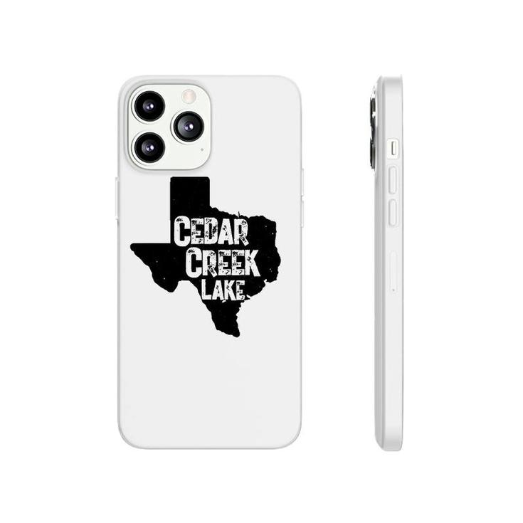 Cedar Creek Lake State Outline Texas Phonecase iPhone