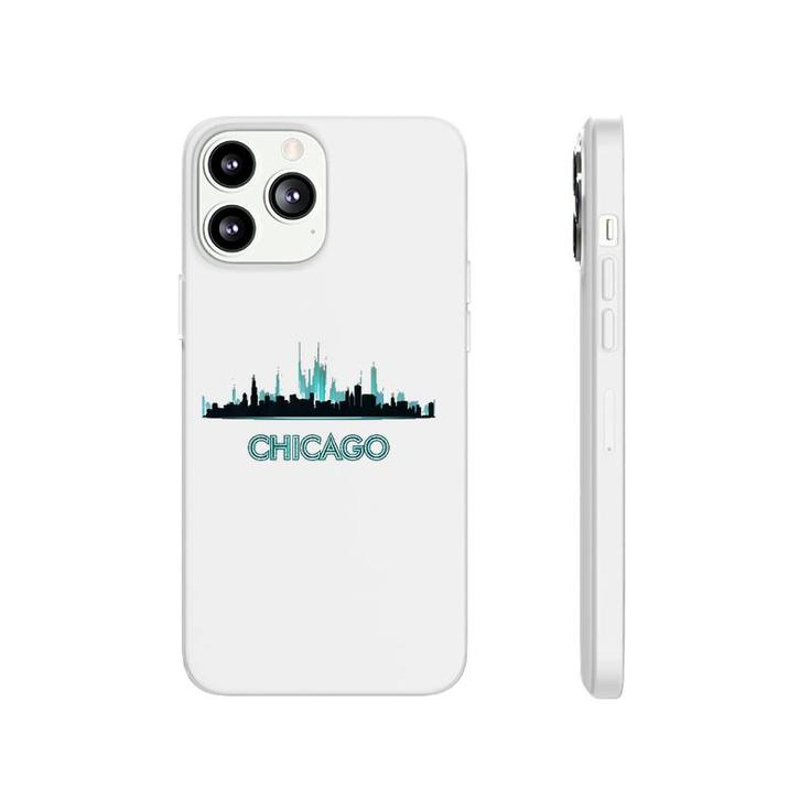 Chicago Skyline Design Windy City Lovers Gift Nice Souvenir Premium Phonecase iPhone