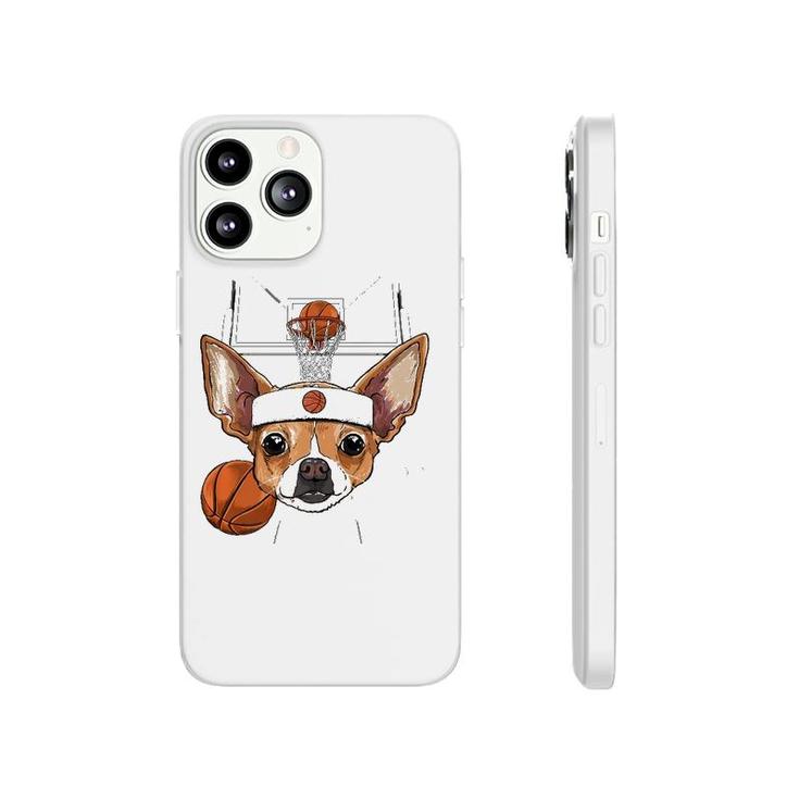 Chihuahua Basketball Dog Lovers Basketball Player  Phonecase iPhone