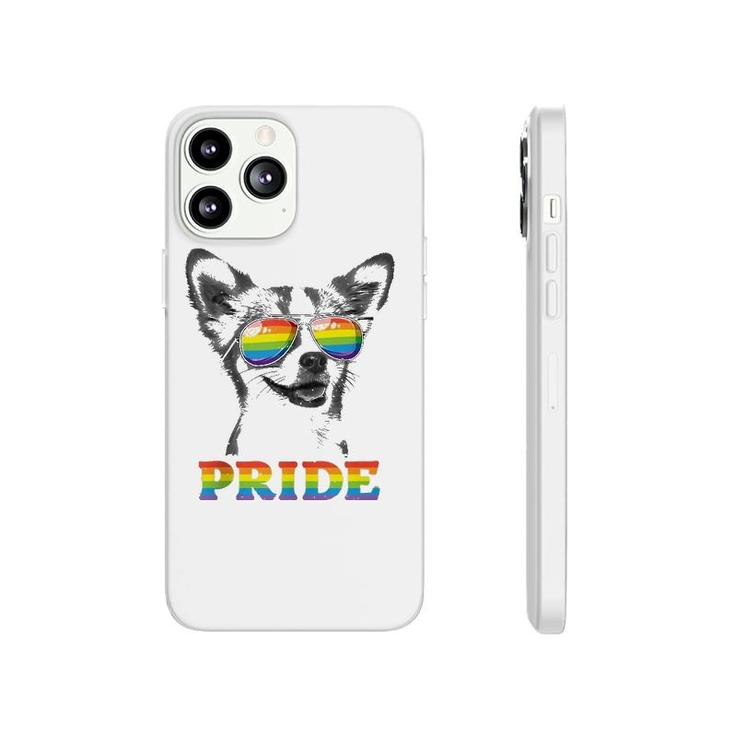 Chihuahua Gay Pride Lgbt Rainbow Flag Sunglasses Funny Lgbtq  Phonecase iPhone
