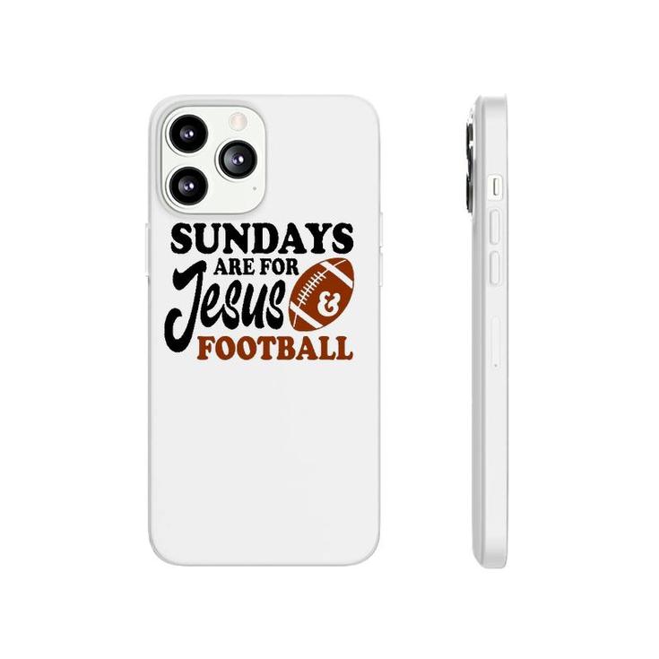Christian Birthday Sundays Are For Jesus And Football Phonecase iPhone