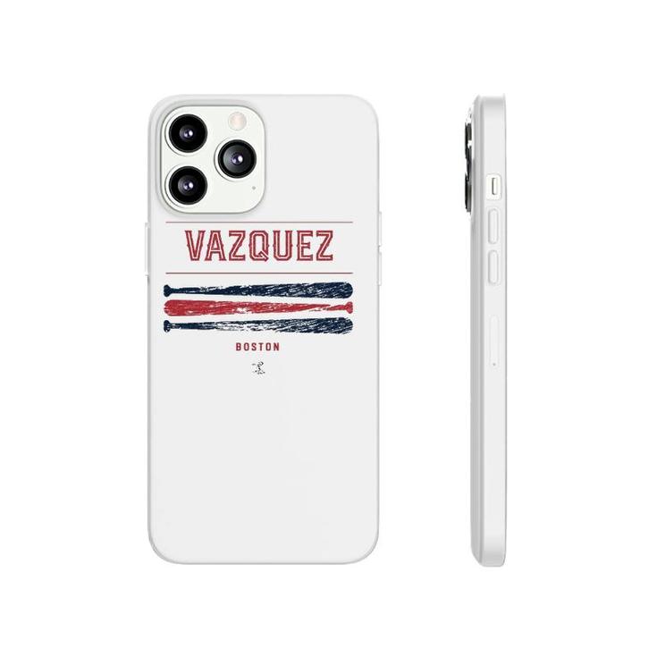 Christian Vazquez Vintage Baseball Bat Gameday  Phonecase iPhone