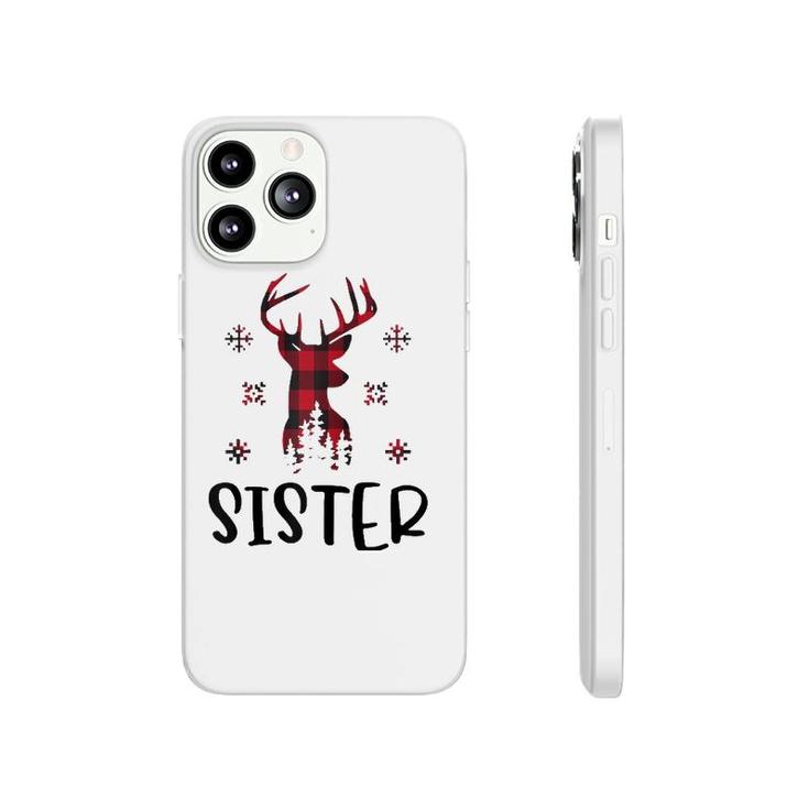 Christmas Family Clothing Deer Sister Raglan Baseball Tee Phonecase iPhone