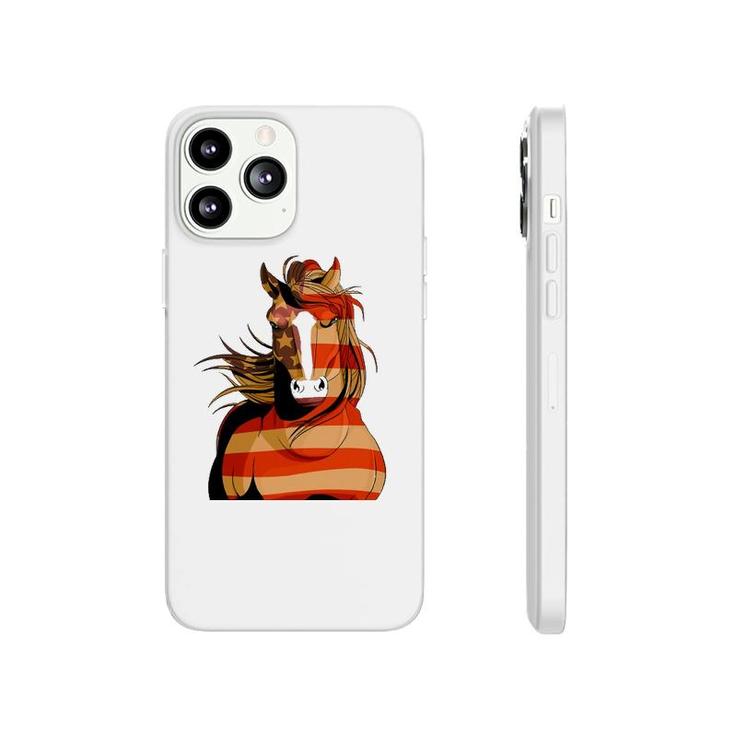 Clydesdale Horse Merica 4Th Of July American Patriotic Phonecase iPhone