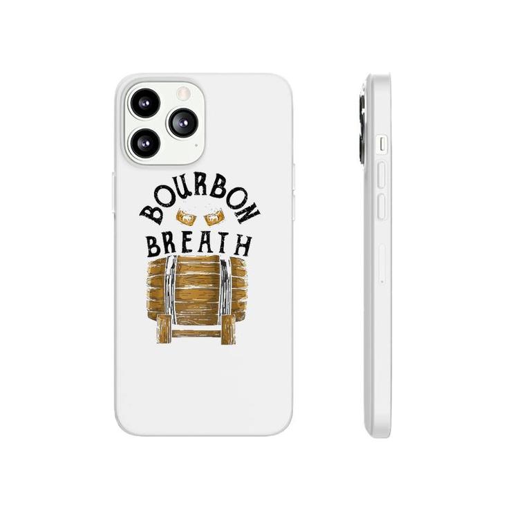 Cool Bourbon Breath Funny Glass Whiskey Lover Drinker Gift Raglan Baseball Tee Phonecase iPhone