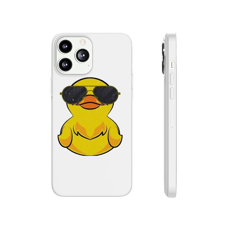 Cool Duckie Sunglasses Duckling Funny Ducky Rubber Duck  Phonecase iPhone