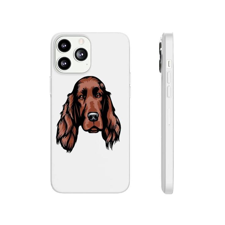 Cool Irish Setter Face Dog Phonecase iPhone