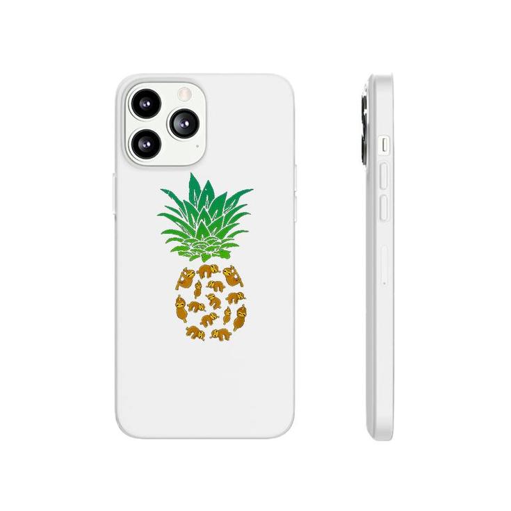 Cute Pineapple Sloth Sloth Lovers Gift Phonecase iPhone