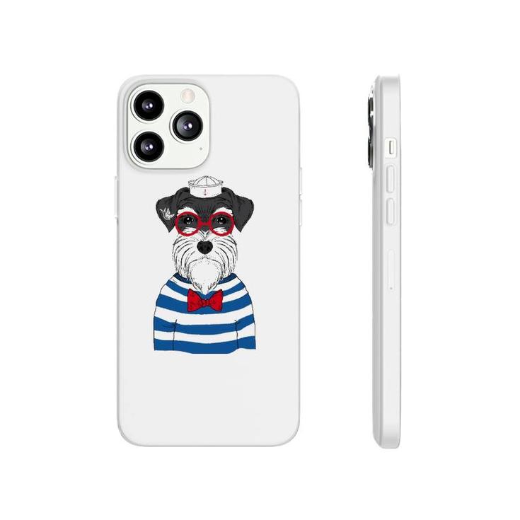 Cute Schnauzer Sailor Dog Unisex Phonecase iPhone