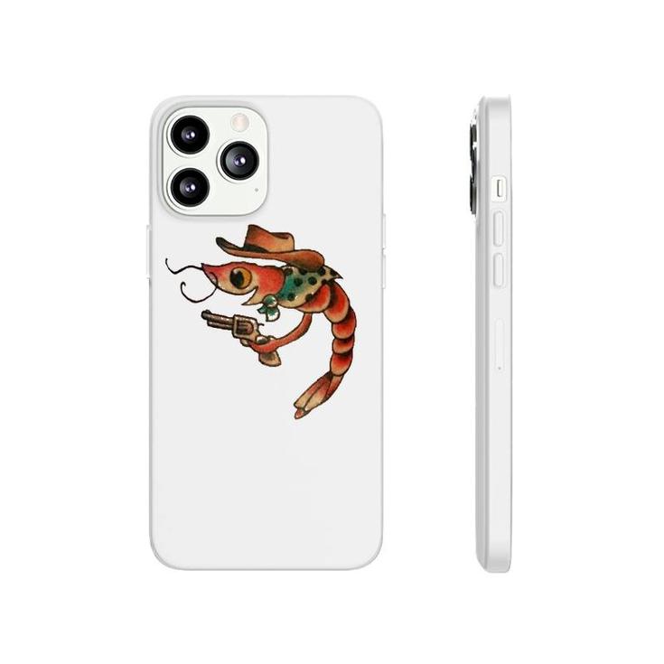 Cute Shrimp Seafood Shellfish Shrimp Lover Tattoo Gift Phonecase iPhone