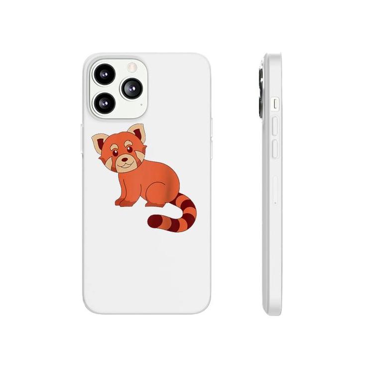 Cute Wildlife Forest Animal Lover Chinese Red Panda Raglan Baseball Tee Phonecase iPhone