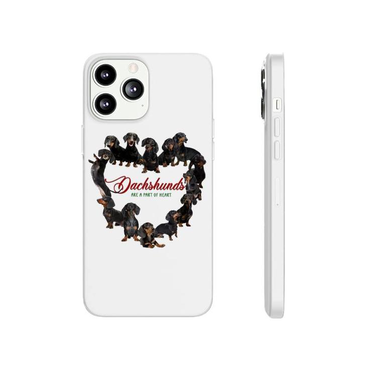 Dachshund Part Of Heart Phonecase iPhone
