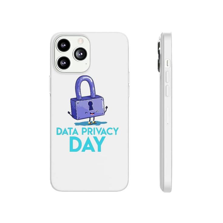 Data Protection Day Happy Padlock Data Privacy Phonecase iPhone