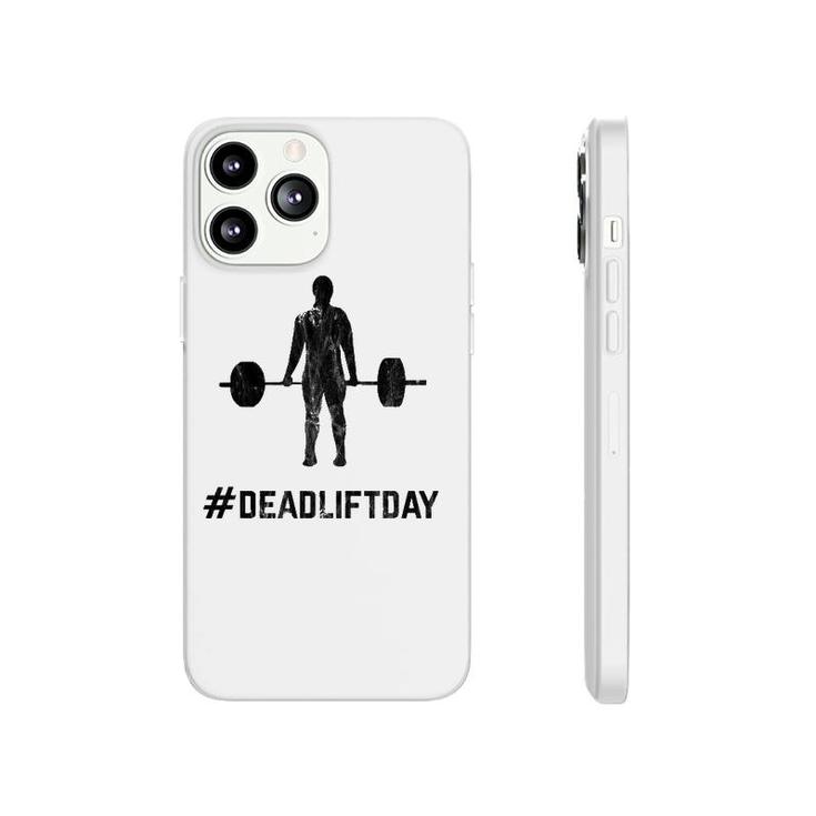 Deadlift Day Retro Vintage Barbell Gym Lifting Phonecase iPhone