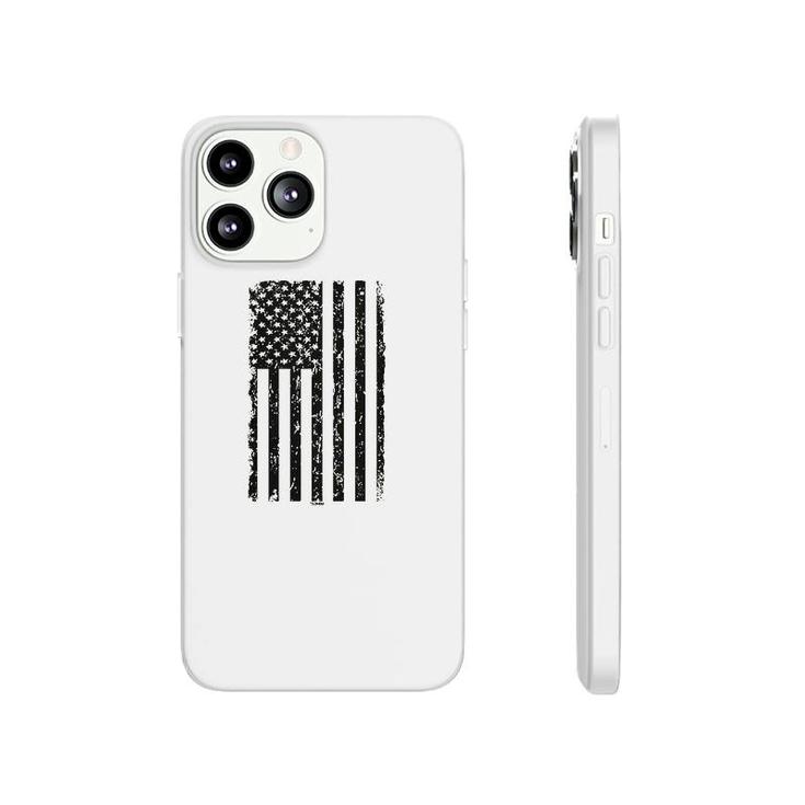 Distressed Black Usa Flag Phonecase iPhone