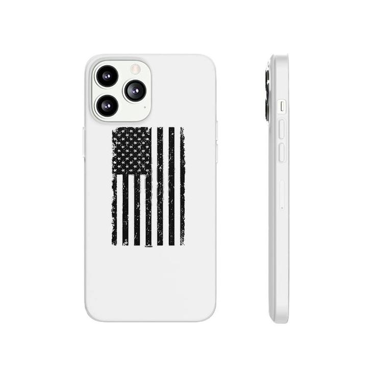 Distressed Black Usa Flag Phonecase iPhone
