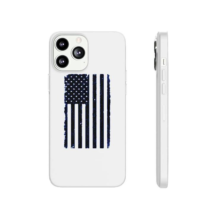 Distressed Black Usa Flag United States Phonecase iPhone