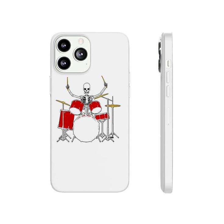 Drummer Skeletton Drummer Musician Drumsticks Phonecase iPhone