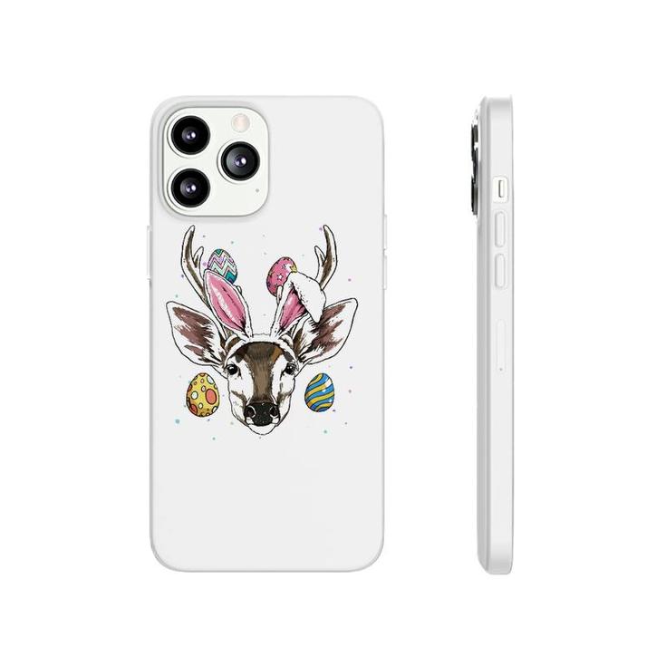 Easter Bunny Deer Funny Easter Deer Gifts Phonecase iPhone