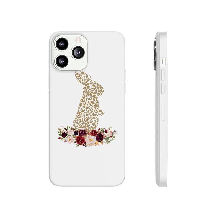 Easter Leopard Floral Bunny Funny Phonecase iPhone