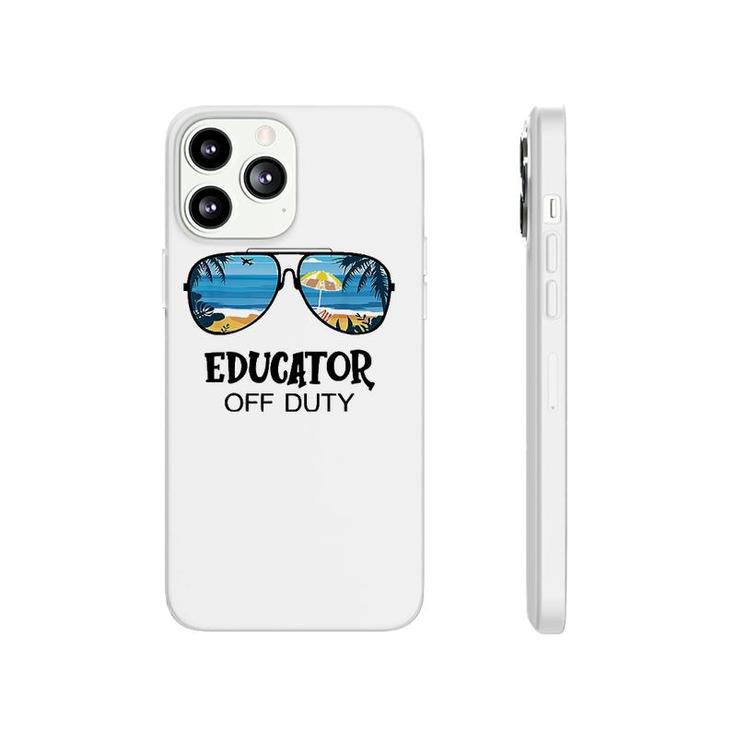 Educator Off Duty Sunglasses Beach Hello Summer Phonecase iPhone