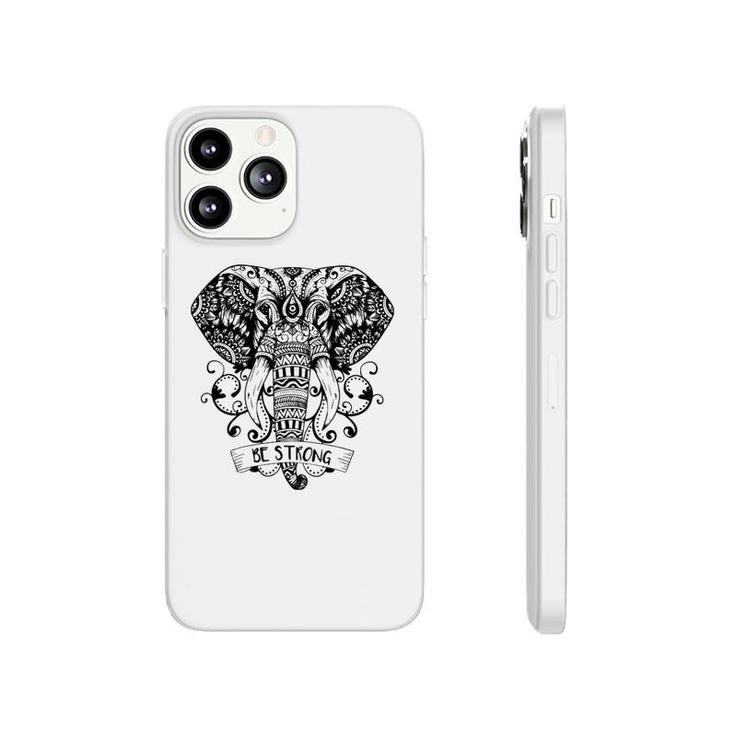 Elephant Be Strong Phonecase iPhone