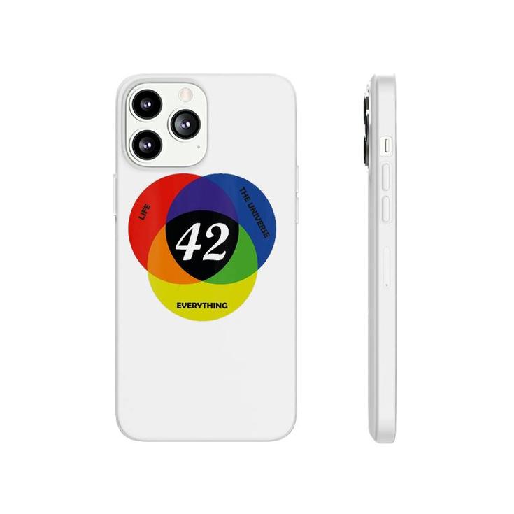 Everything The Universe Life 42 Is The Answer V-Neck Phonecase iPhone