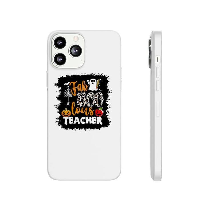 Fab Boo Lous Teacher Scary Pumpkin Apple Bats Spider Phonecase iPhone