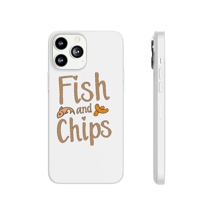 Fish And Chips Funny British Food Gift Phonecase iPhone