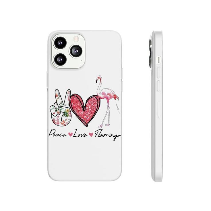 Flamingo Peace Love Phonecase iPhone