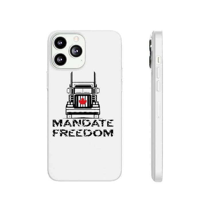 Freedom Convoy 2022 Mandate Freedom Trucker Tank Top Phonecase iPhone