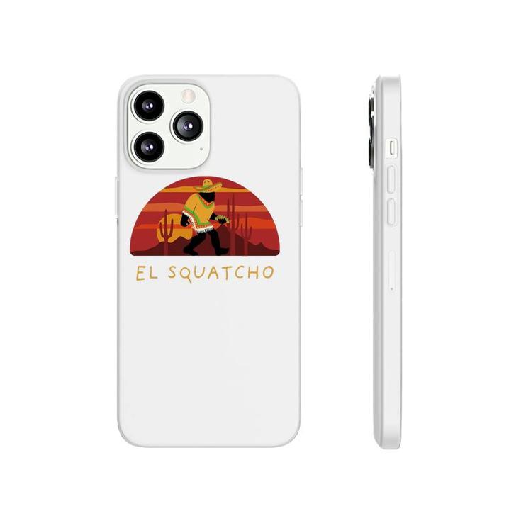 Funny Bigfoot Taco El Squatcho Hide And Seek Desert Sunset Phonecase iPhone