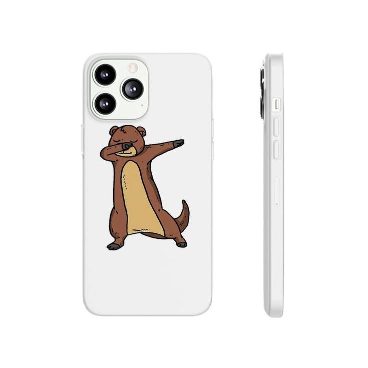 Funny Dabbing Otter Dab Dance Cool Sea Otter Lover Gift Phonecase iPhone