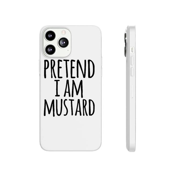 Funny Easy Lazy Halloween Pretend I Am Mustard Costume Phonecase iPhone Funny Easy Lazy Halloween Pretend I Am Mustard Costume Phonecase iPhone