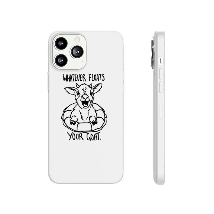 Funny Goat Whatever Float Phonecase iPhone