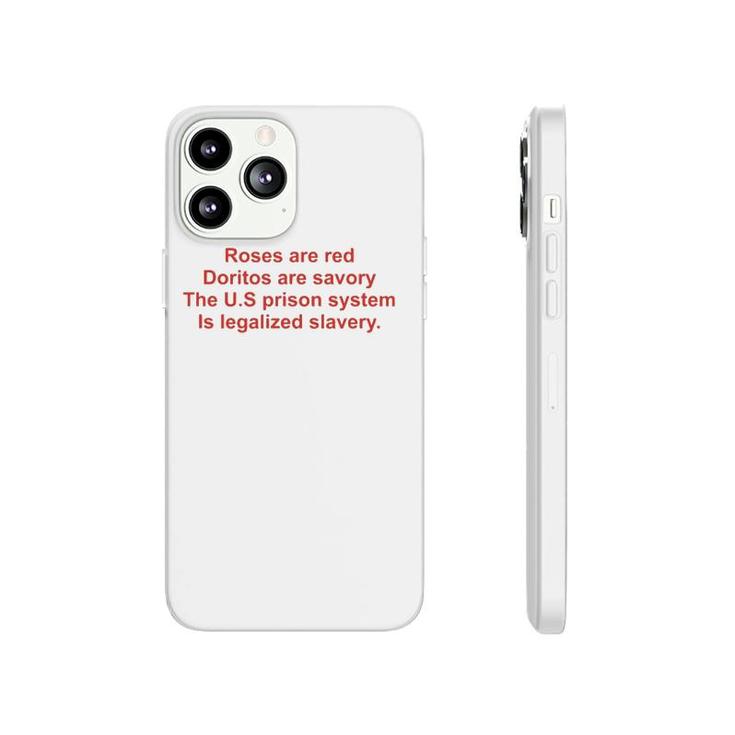 Funny Roses Are Red Doritos Are Savory The US Prison Phonecase iPhone