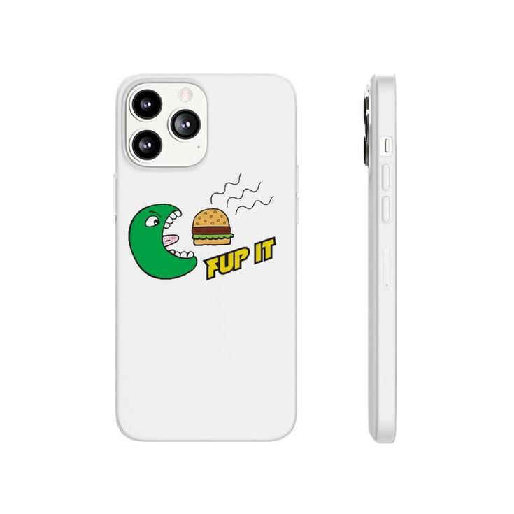 Fup It Cheeseburger Monster Cartoon Phonecase iPhone