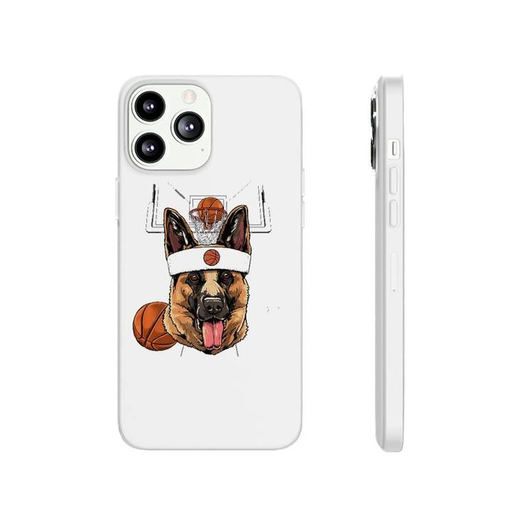 German Shepherd Basketball Dog Lovers Basketball Player  Phonecase iPhone