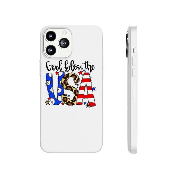 God Bless The Usa 4Th Of July Leopard Phonecase iPhone