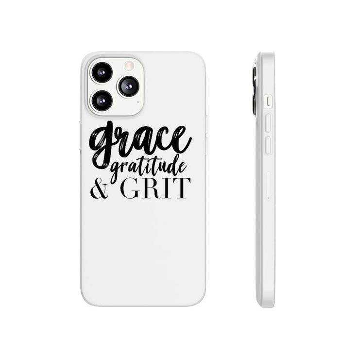 Grace, Gratitude, & Grit Graphic Tee Phonecase iPhone