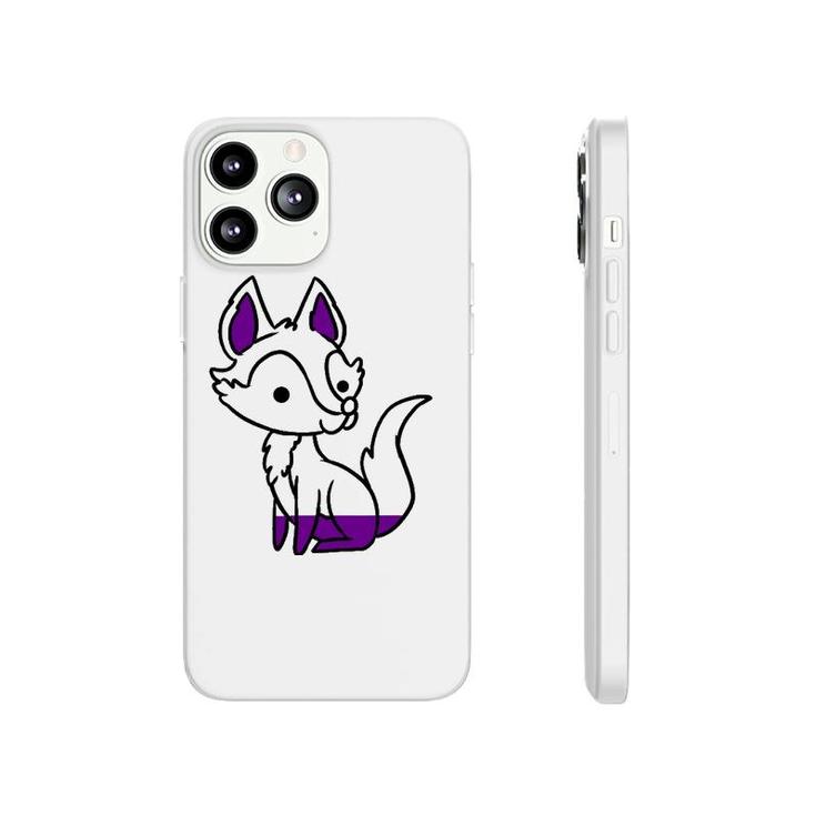 Graysexual Pride Fox Lover Gift Phonecase iPhone