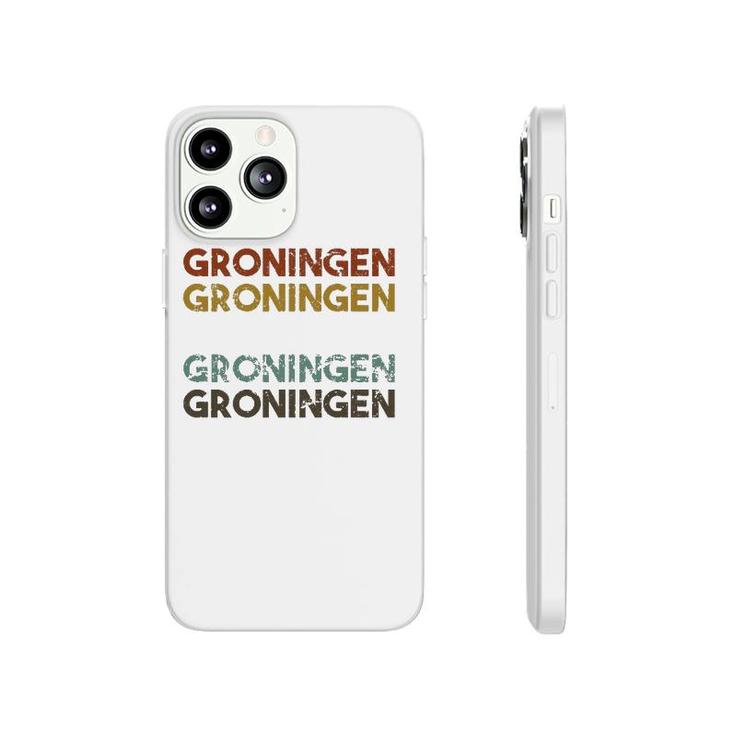 Groningen Netherlands Vintage 80'S Style Phonecase iPhone