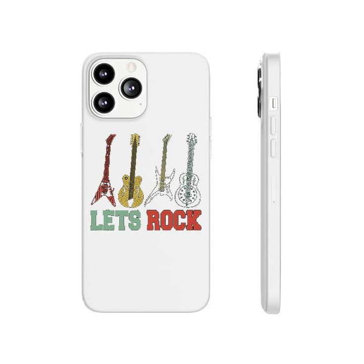 Guitar Lets Rock Phonecase iPhone