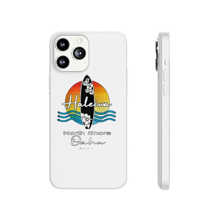 Haleiwa North Shore Oahu Hawaii Surfer Paradise Souvenir Zip Phonecase iPhone