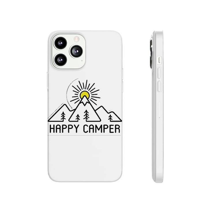 Happy Camper Sunshining Mountain Phonecase iPhone