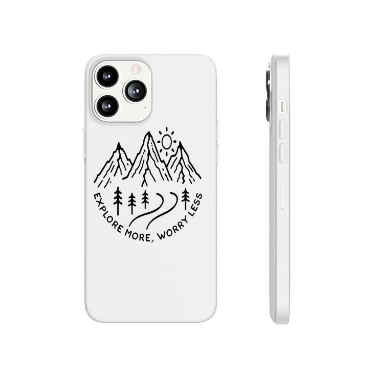 Hiking Camping Mountain Travel Adventure - Vanlife Road Trip Phonecase iPhone