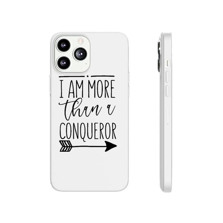 I Am More Than A Conqueror Gift Women & Men Christian Phonecase iPhone
