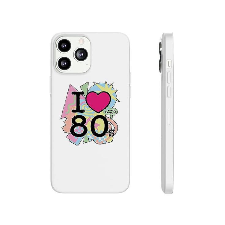 I Love 80s Old School Band Concert Phonecase iPhone